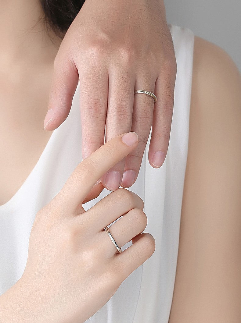 ペアリング ゴールドライン 細め S925製【NSPR141】