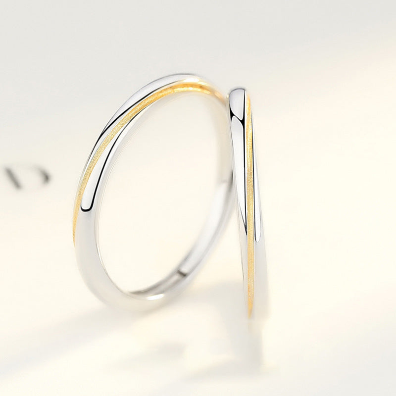 ペアリング ゴールドライン 細め S925製【NSPR141】