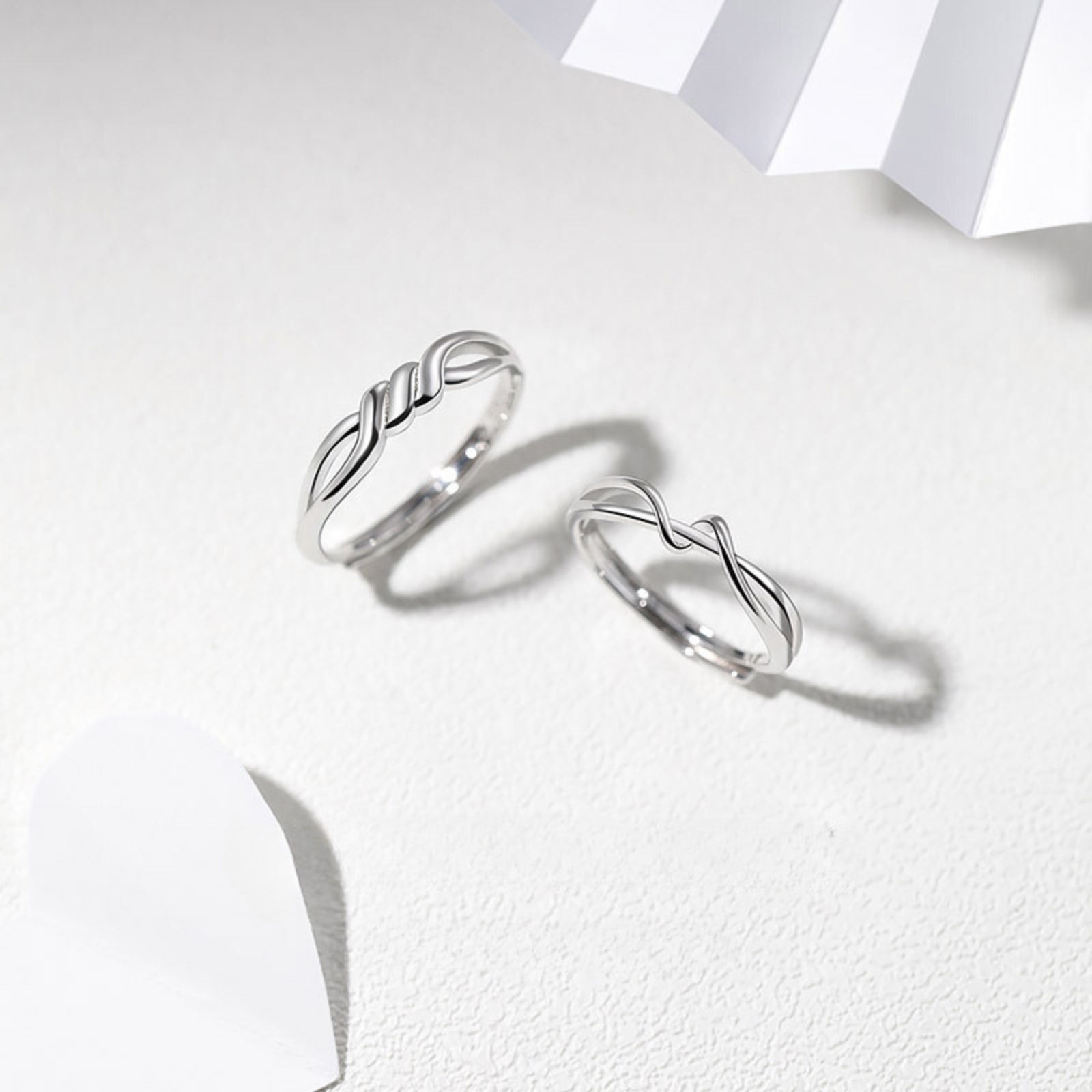 ペアリング ツイストシルバー S925製【NSPR173】