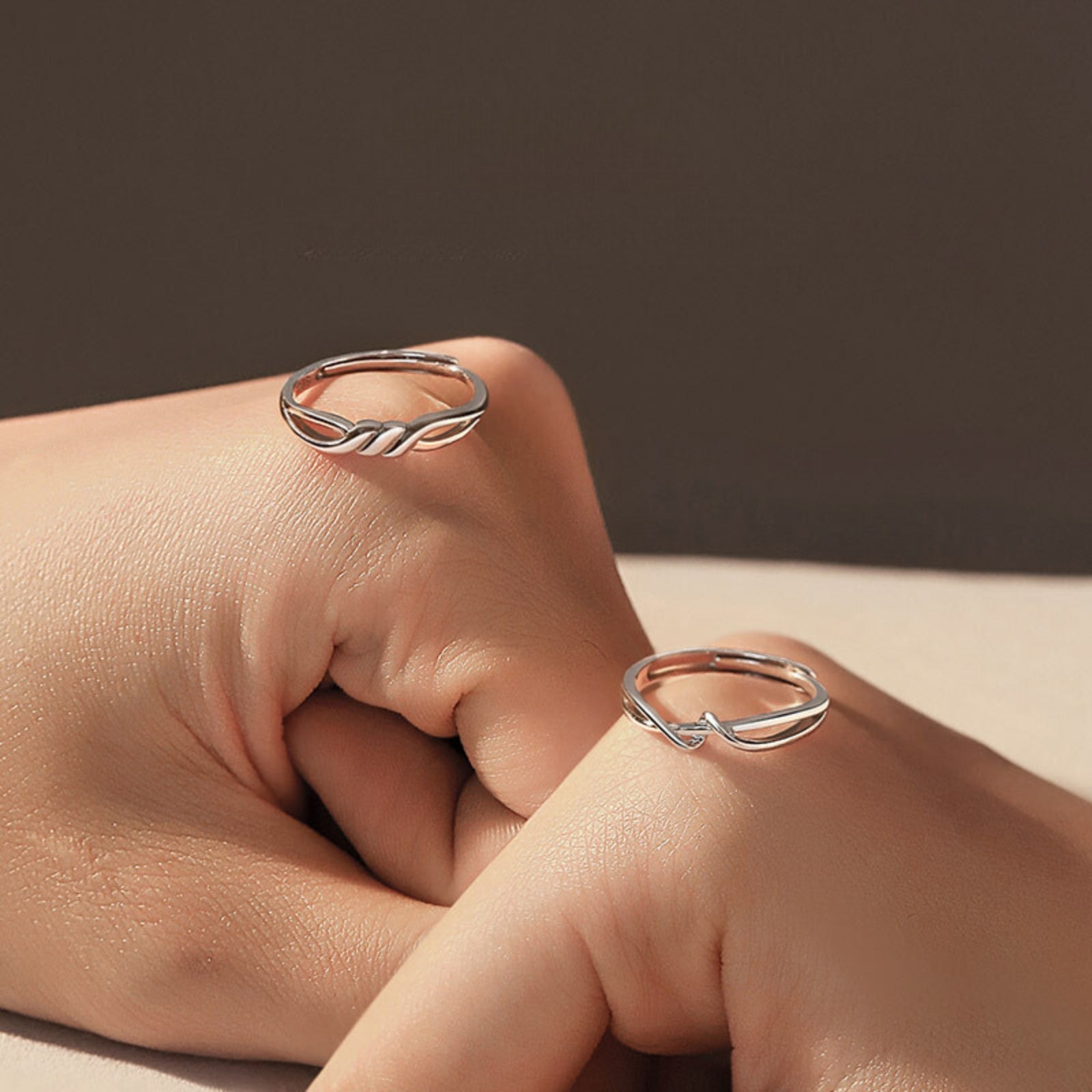 ペアリング ツイストシルバー S925製【NSPR173】