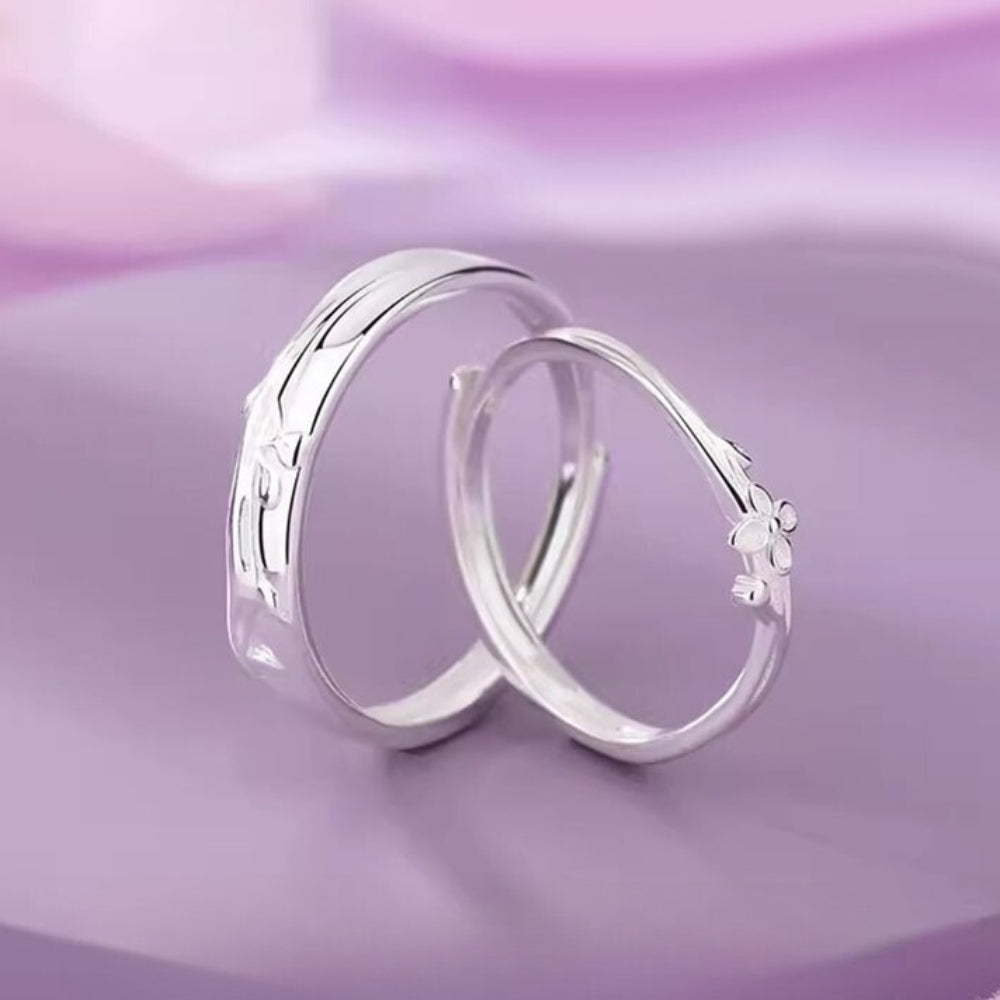 ペアリング 花 S925製【NSPR165】