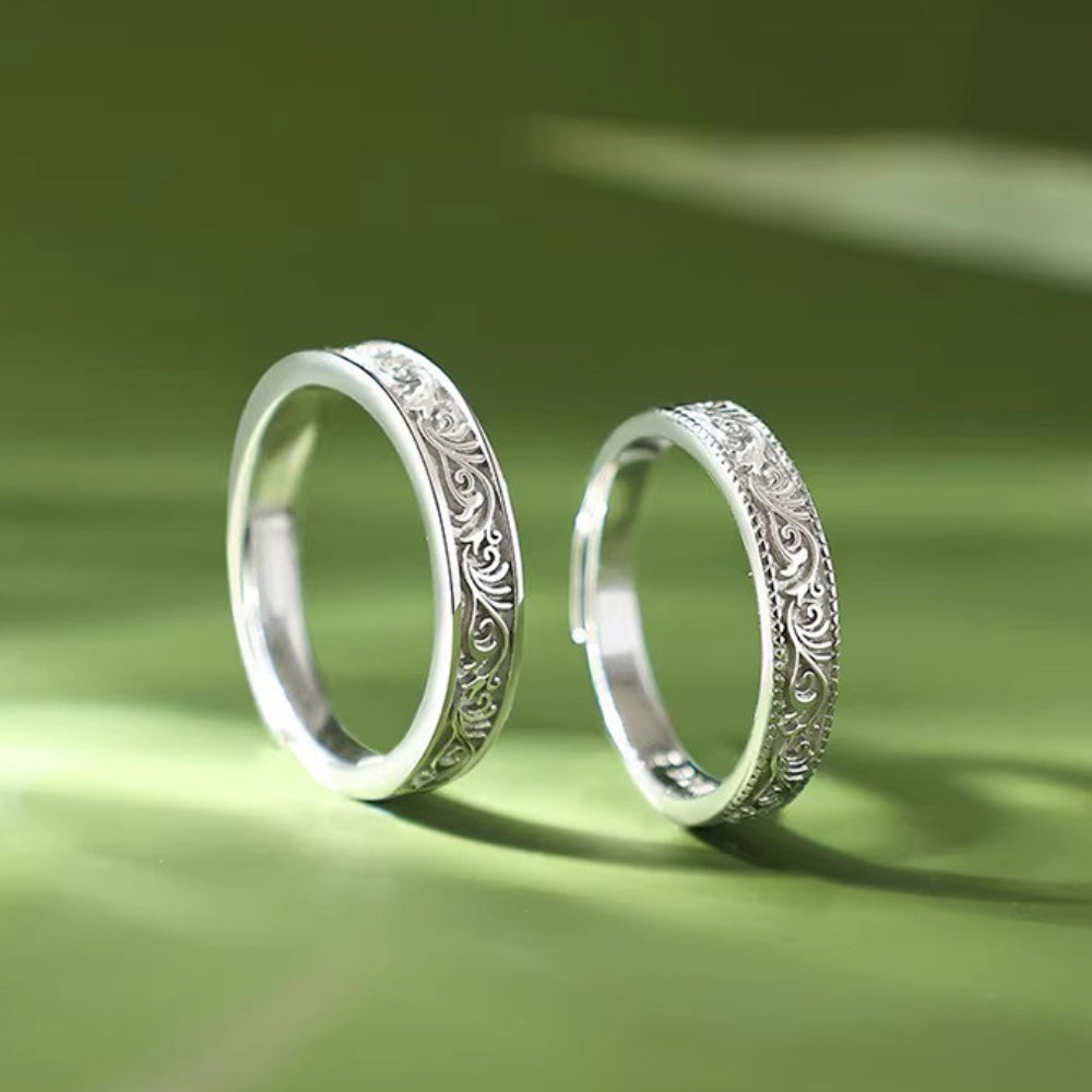 ペアリング 唐草模様 S925製【NSPR160】