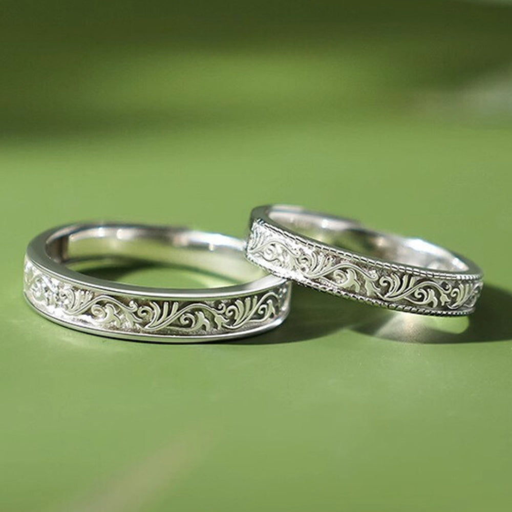 ペアリング 唐草模様 S925製【NSPR160】