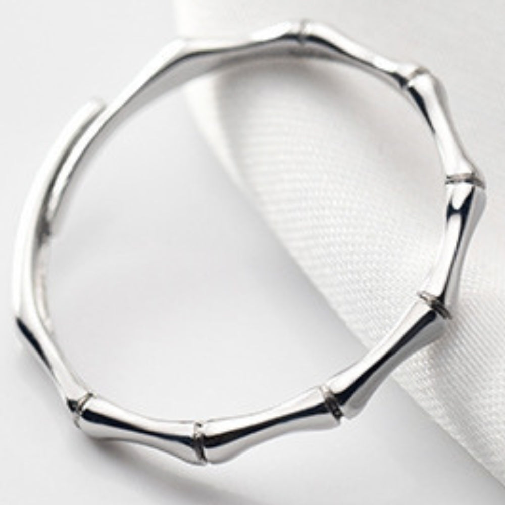 ペアリング 竹 S925製【NSPR187】