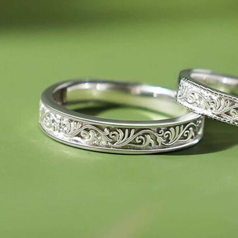 ペアリング 唐草模様 S925製【NSPR160】