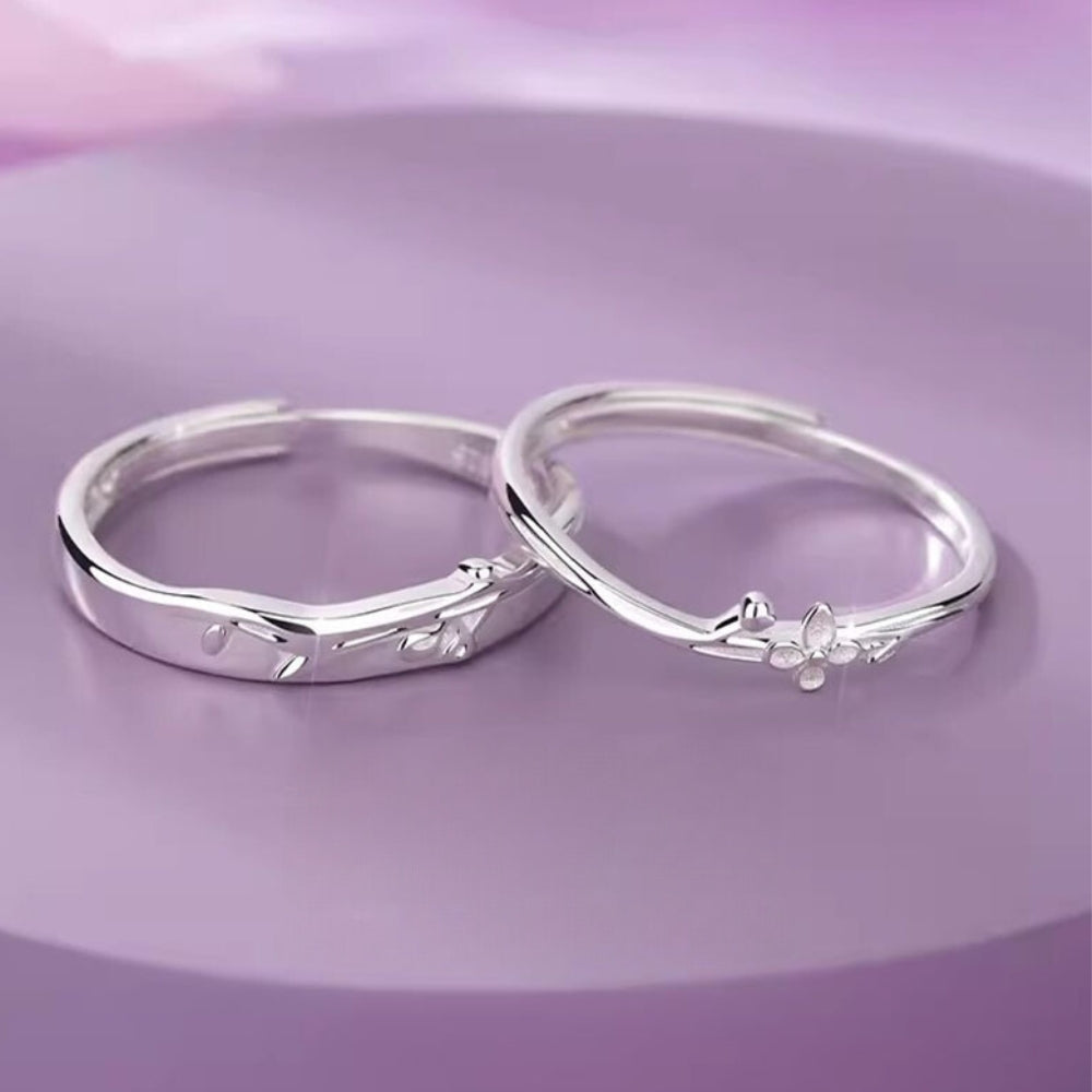 ペアリング 花 S925製【NSPR165】