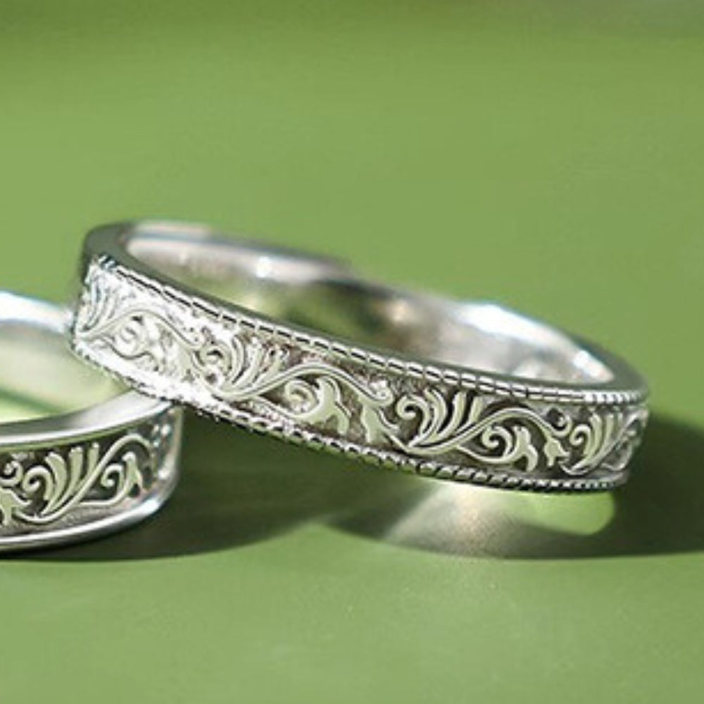 ペアリング 唐草模様 S925製【NSPR160】