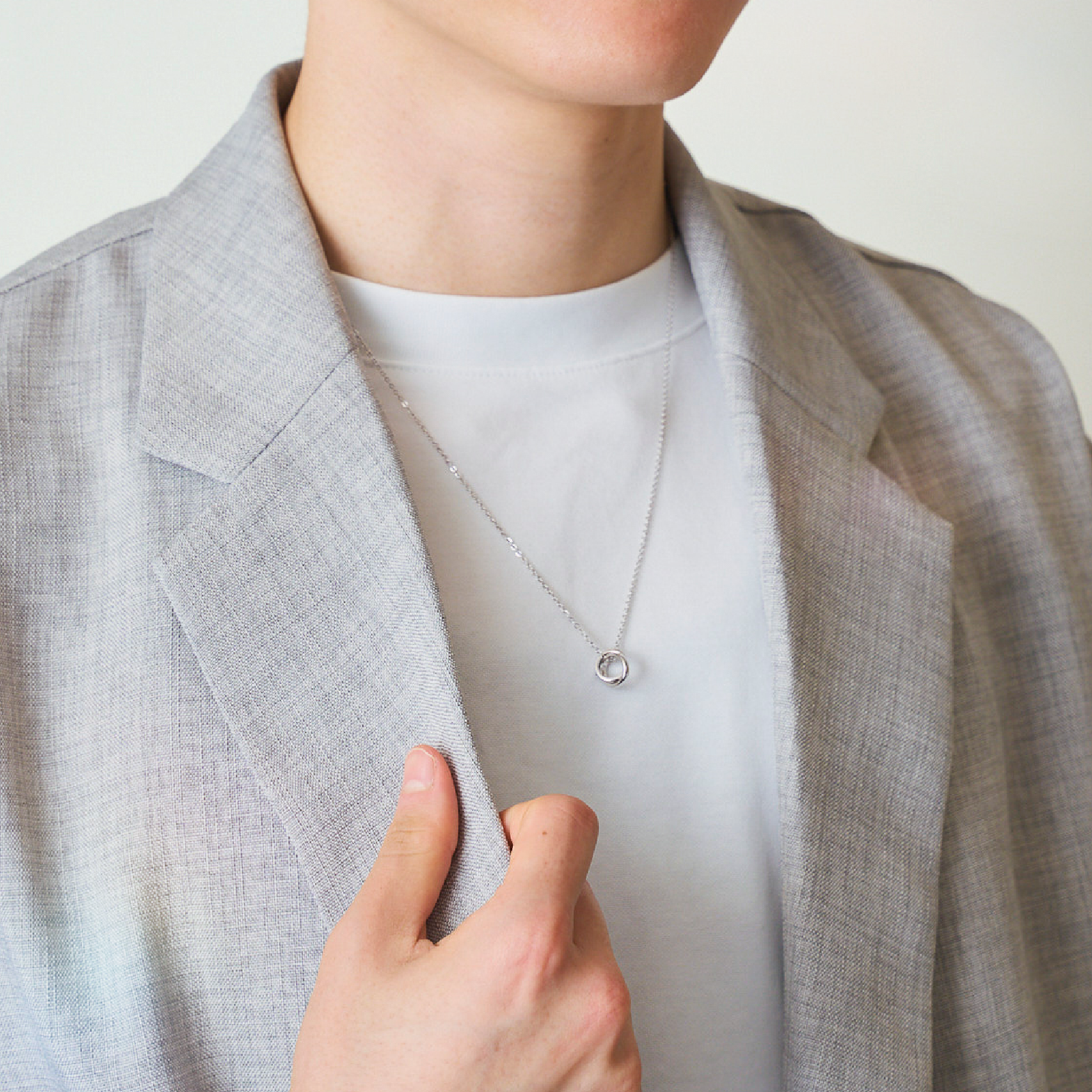 《組み合わせ自由》誕生月カラーペアネックレス S925製【NOBPN1】