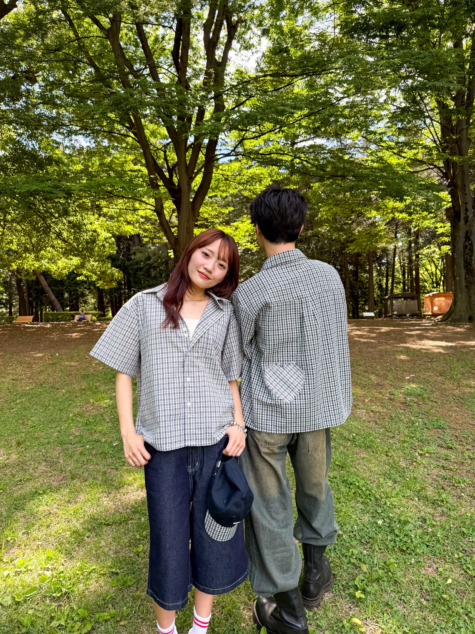 Back Heart Check Shirt【MS26CK01】