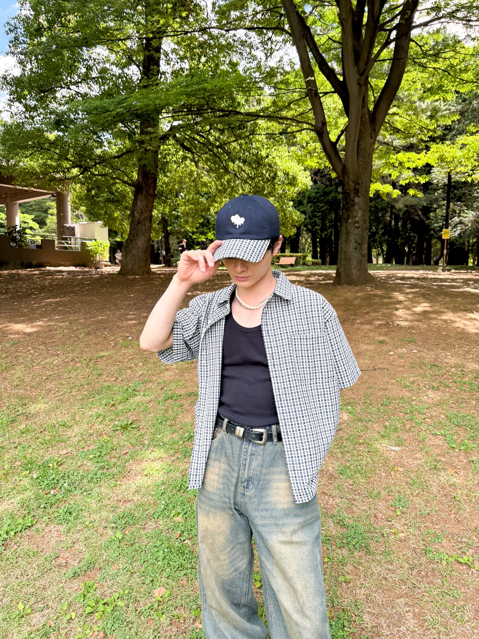 Logo Check Cap【MS26CP01】