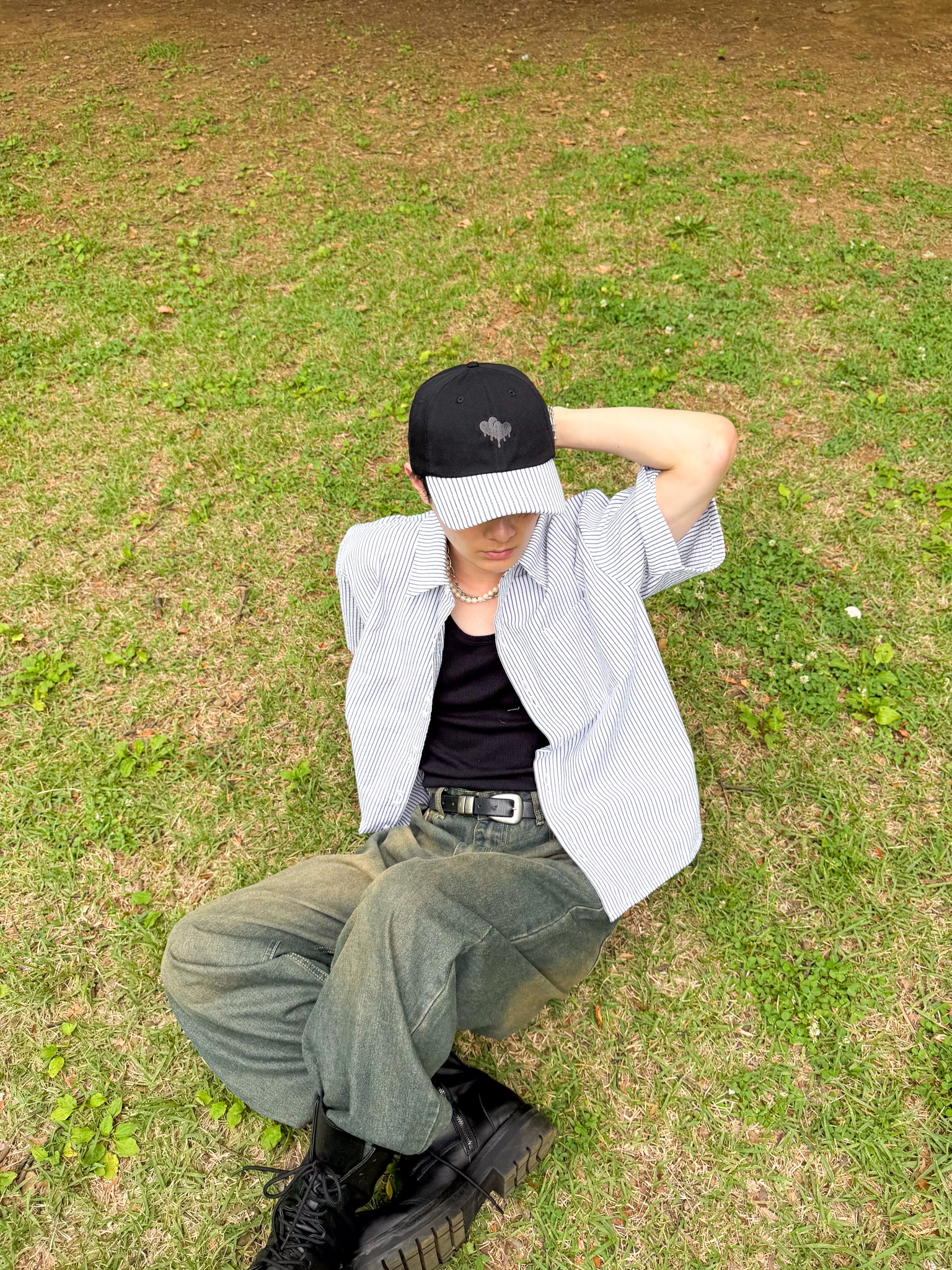 Back Heart Check Shirt【MS26CK01】