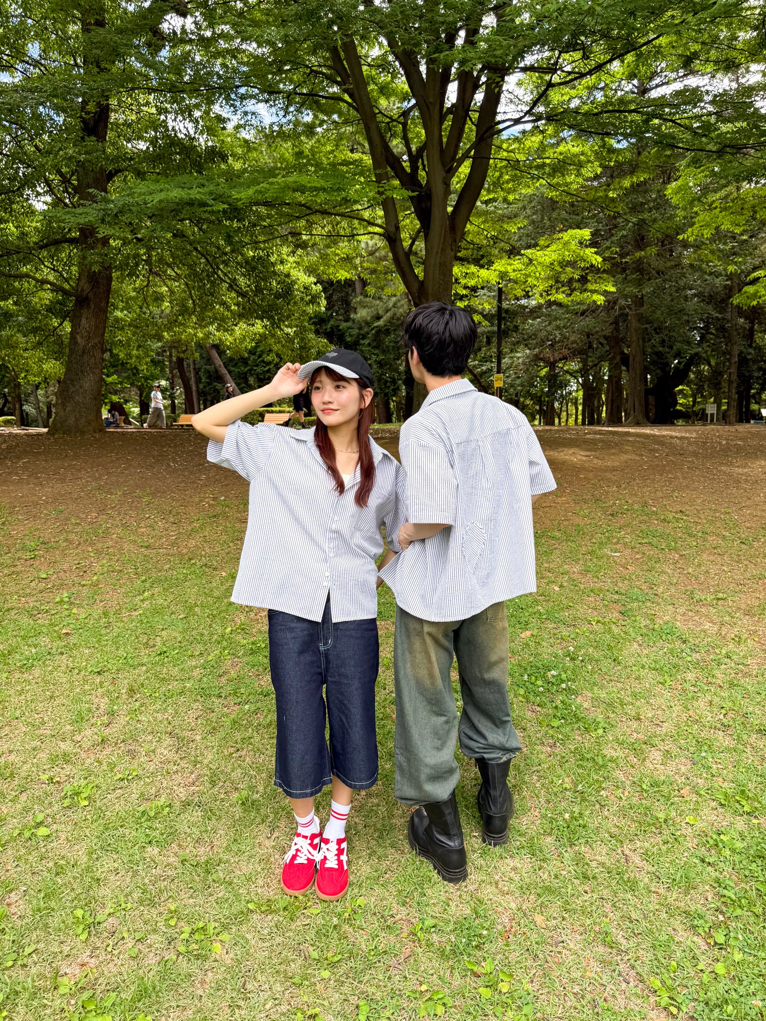 Back Heart Check Shirt【MS26CK01】