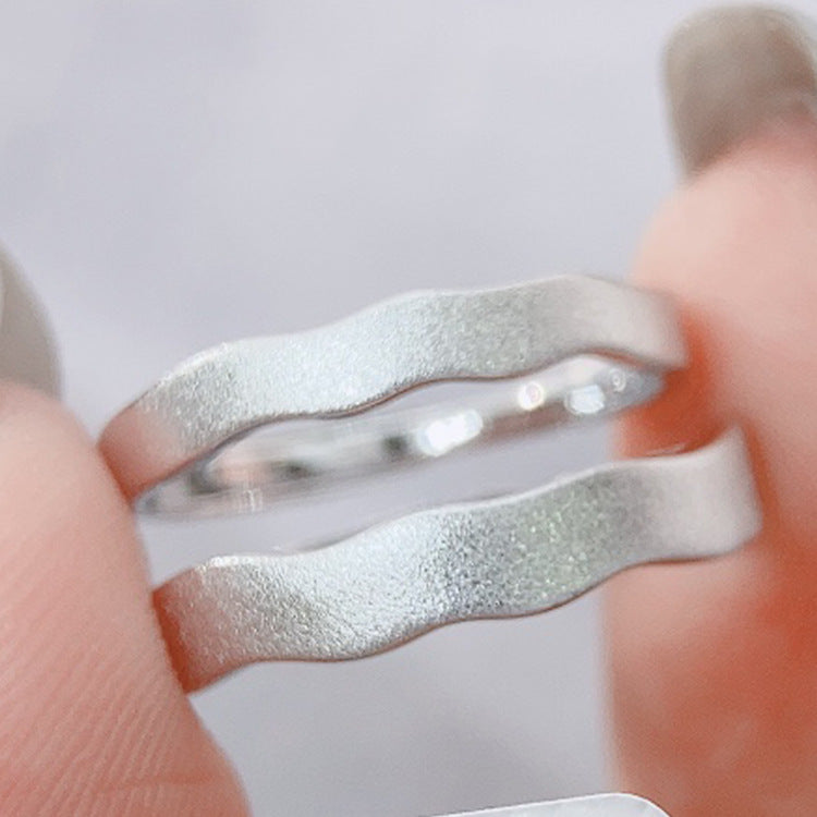 ペアリング つや消し S925製【NSPR180】