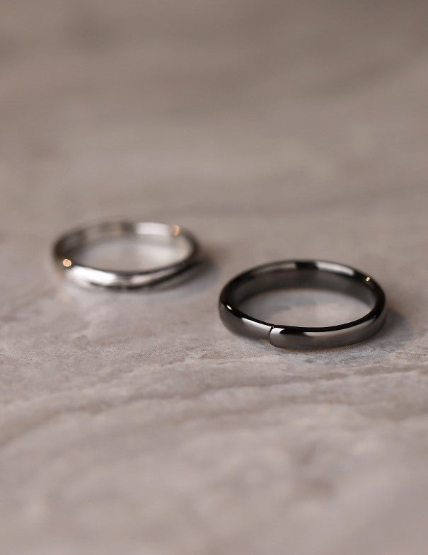 ペアリング 個性的 S925製【NSPR101】