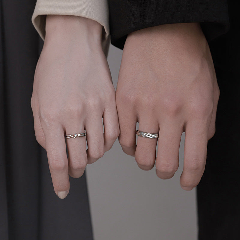 ペアリング ツタシルバー S925製【NSPR192】