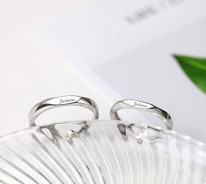 ペアリング Je t'aime S925製【NSPR142】