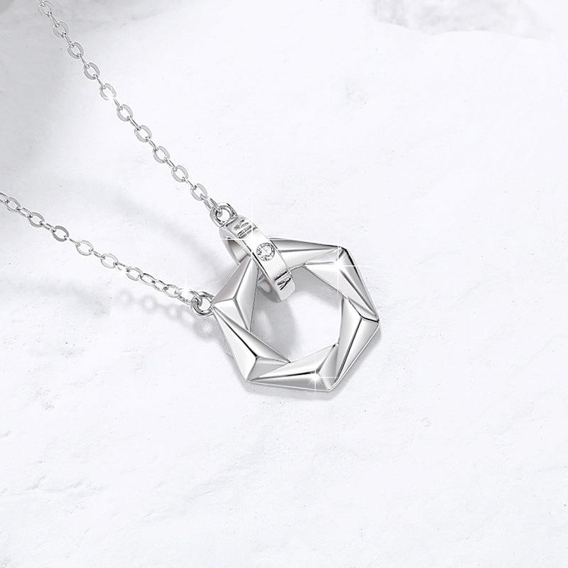 ペアネックレス サークル S925製【NSPN29】