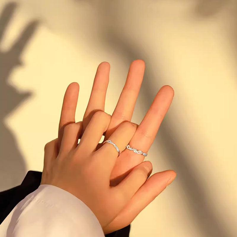 ペアリング 絡み合うツタ S925製【NSPR158】