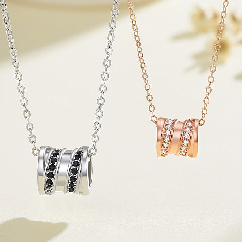 ペアネックレス キュービックジルコニア S925製【NSPN33】