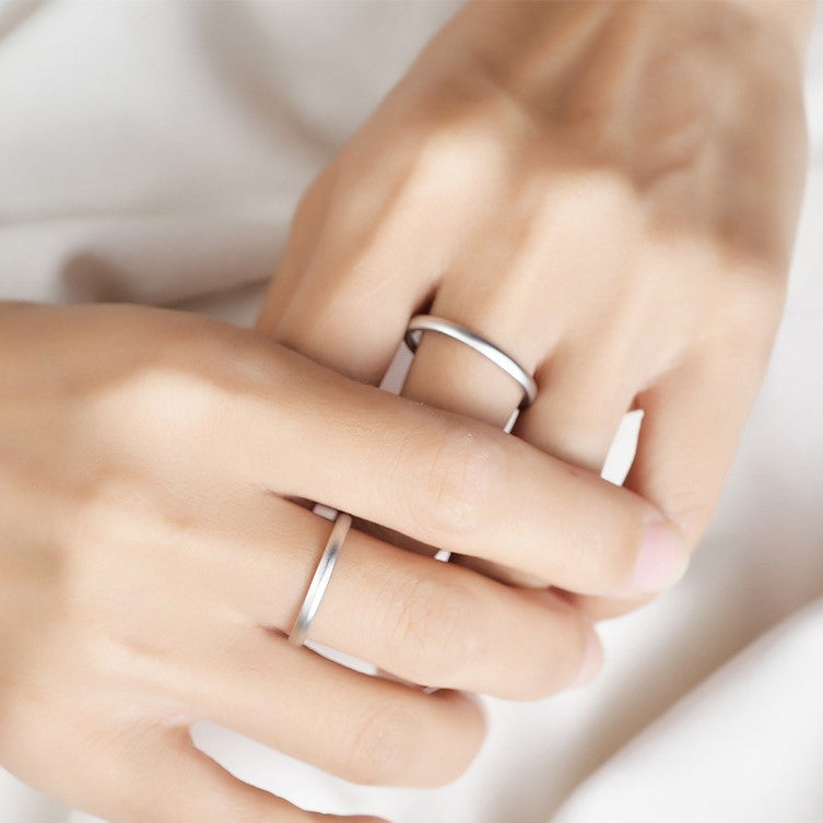 ペアリング 艶なし S925製【NSPR135】