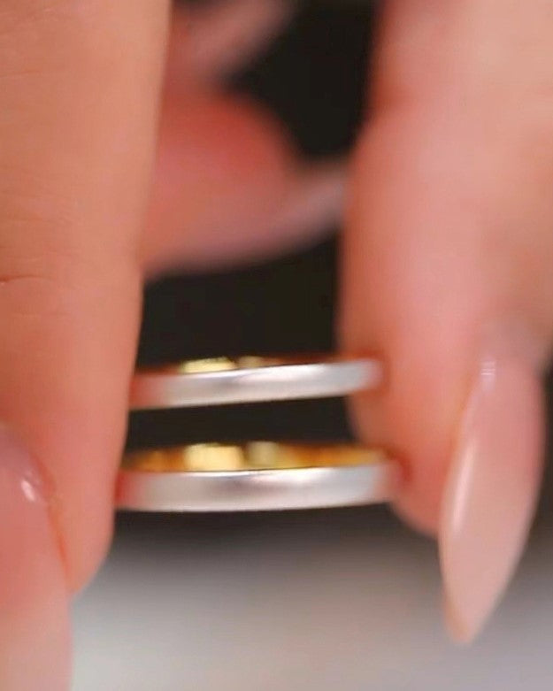 ペアリング 艶なし S925製【NSPR135】