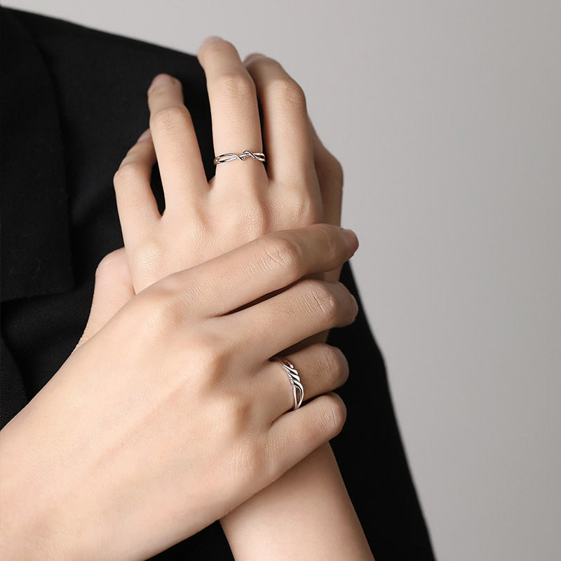 ペアリング ツイストシルバー S925製【NSPR173】