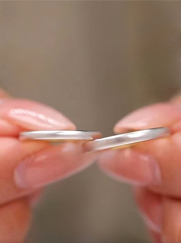 ペアリング 艶なし S925製【NSPR135】