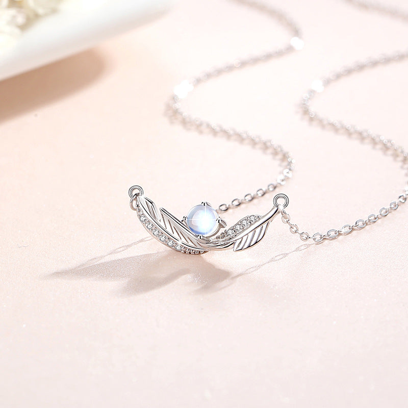 ペアネックレス 羽 S925製【NSPN31】