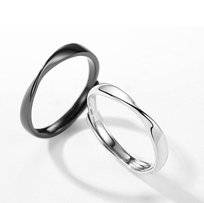 ペアリング 色の変化を楽しめる メビウスリング S925製【NSPR23】 指輪 Nicoiro Official Store ペアルック.