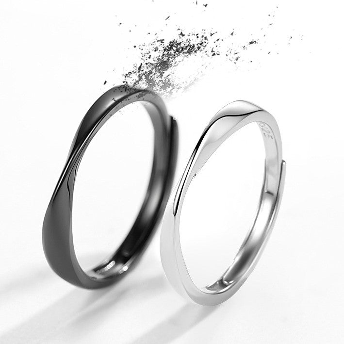 ペアリング 色の変化を楽しめる メビウスリング S925製【NSPR23】 指輪 Nicoiro Official Store ペアルック.