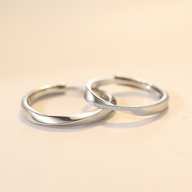 ペアリング メビウスデザイン シンプル S925製【NSPR72】 指輪 Nicoiro Official Store ペアルック.