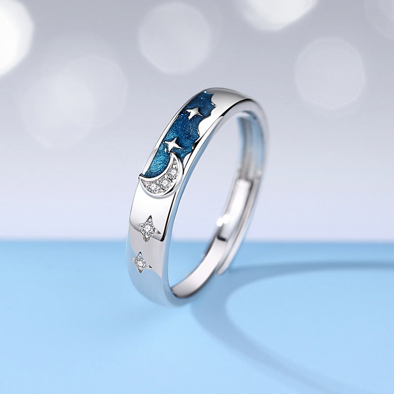 ペアリング 夜空 S925製【NSPR30】 指輪 Nicoiro Official Store ペアルック.