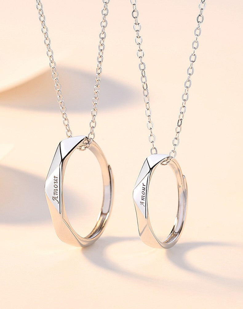 《 ペアリングをペアネックレスとしても楽しめる 》ネックレス チェーン【NSPC1】 チェーン Nicoiro Official Store ペアルック.