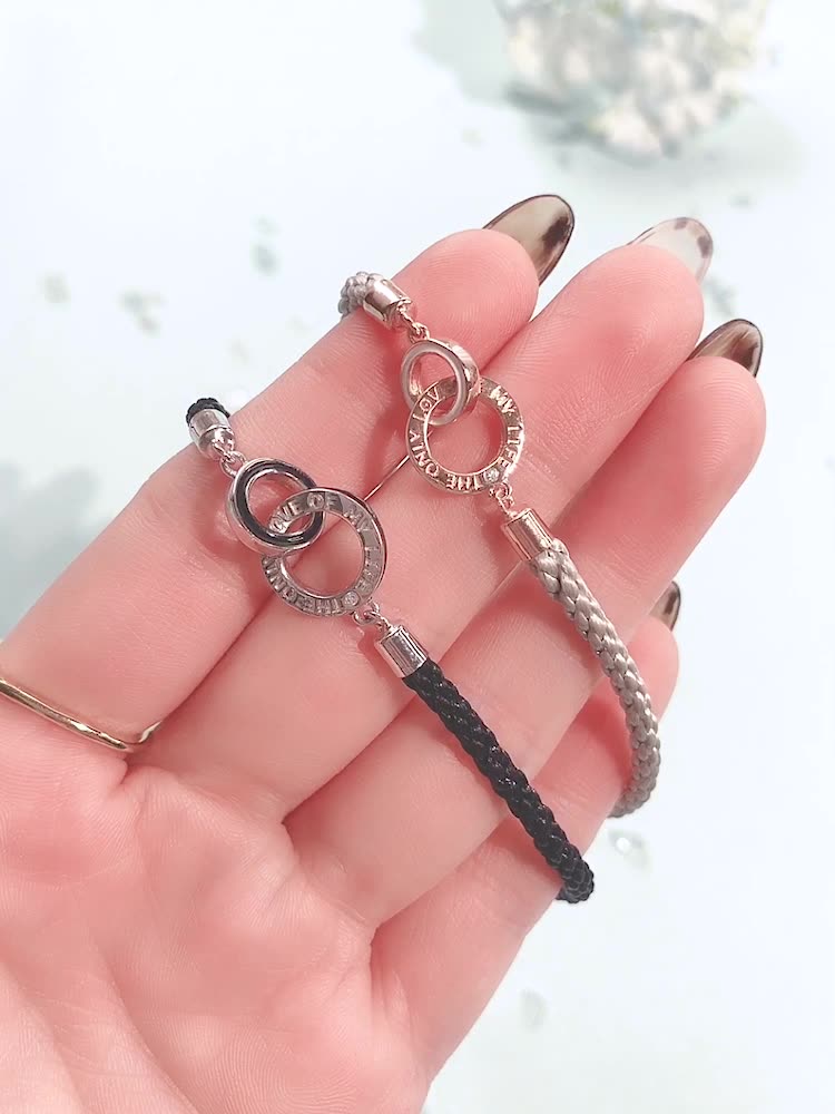 ペアブレスレット シンプル S925製【NSPB3】 ブレスレット Nicoiro Official Store ペアルック.