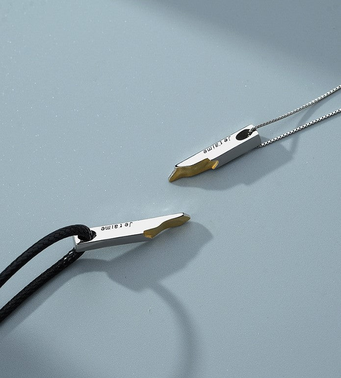 ペアネックレス スティック S925製【NSPN12】 ネックレス Nicoiro Official Store ペアルック.