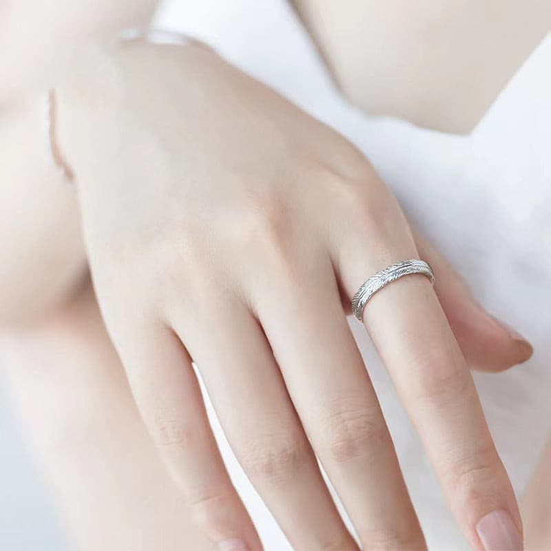 ペアリング 羽 S925製【NSPR56】 指輪 Nicoiro Official Store ペアルック.