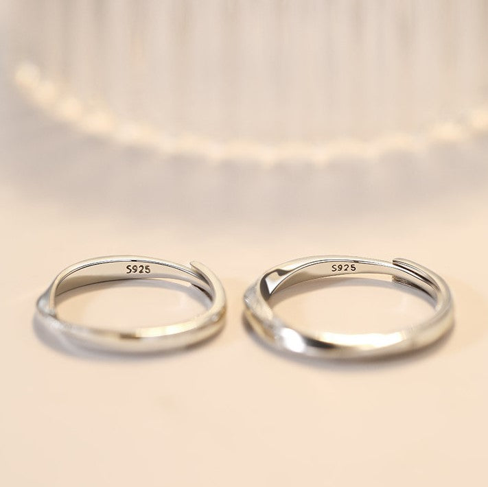 ペアリング メビウスデザイン シンプル S925製【NSPR72】 指輪 Nicoiro Official Store ペアルック.