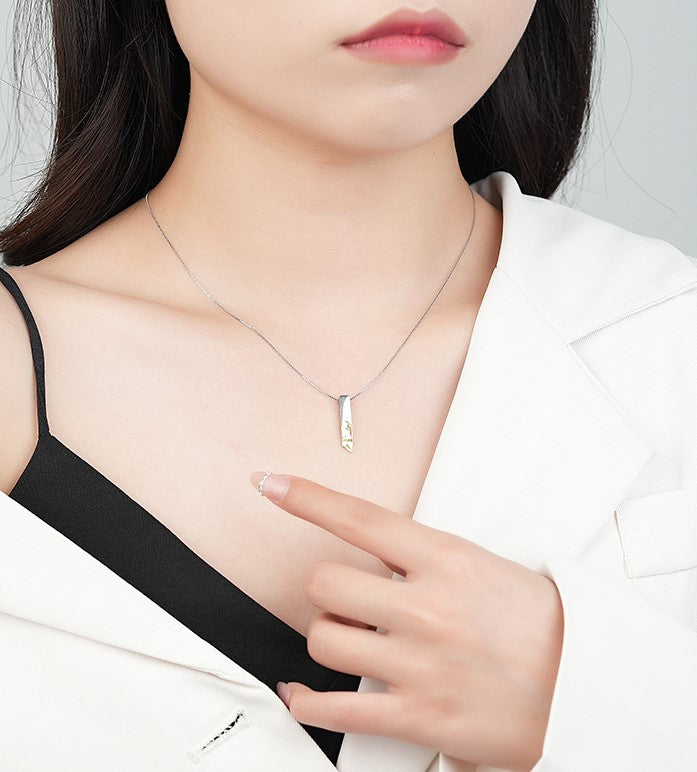 ペアネックレス スティック S925製【NSPN12】 ネックレス Nicoiro Official Store ペアルック.