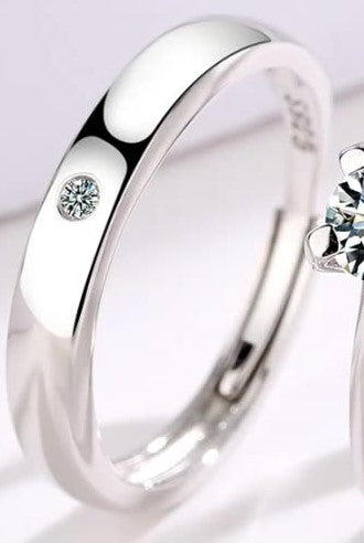 ペアリング キュービックジルコニア S925製【NSPR21】 指輪 Nicoiro Official Store ペアルック.