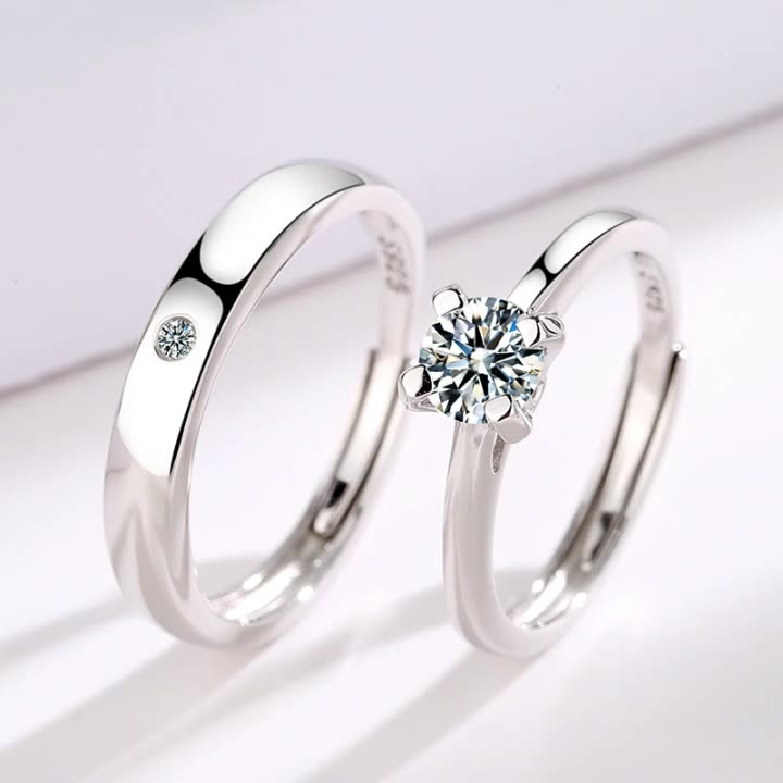 ペアリング キュービックジルコニア S925製【NSPR21】 指輪 Nicoiro Official Store ペアルック.