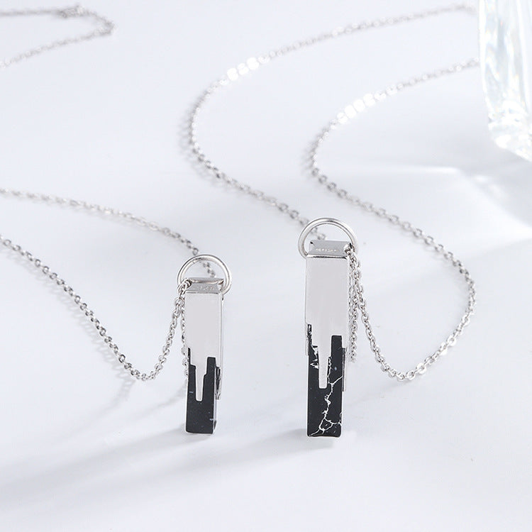 ペアネックレス スティック S925製【NSPN27】