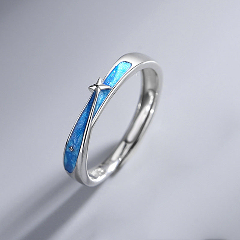 ペアリング 流れ星 S925製【NSPR58】 指輪 Nicoiro Official Store ペアルック.