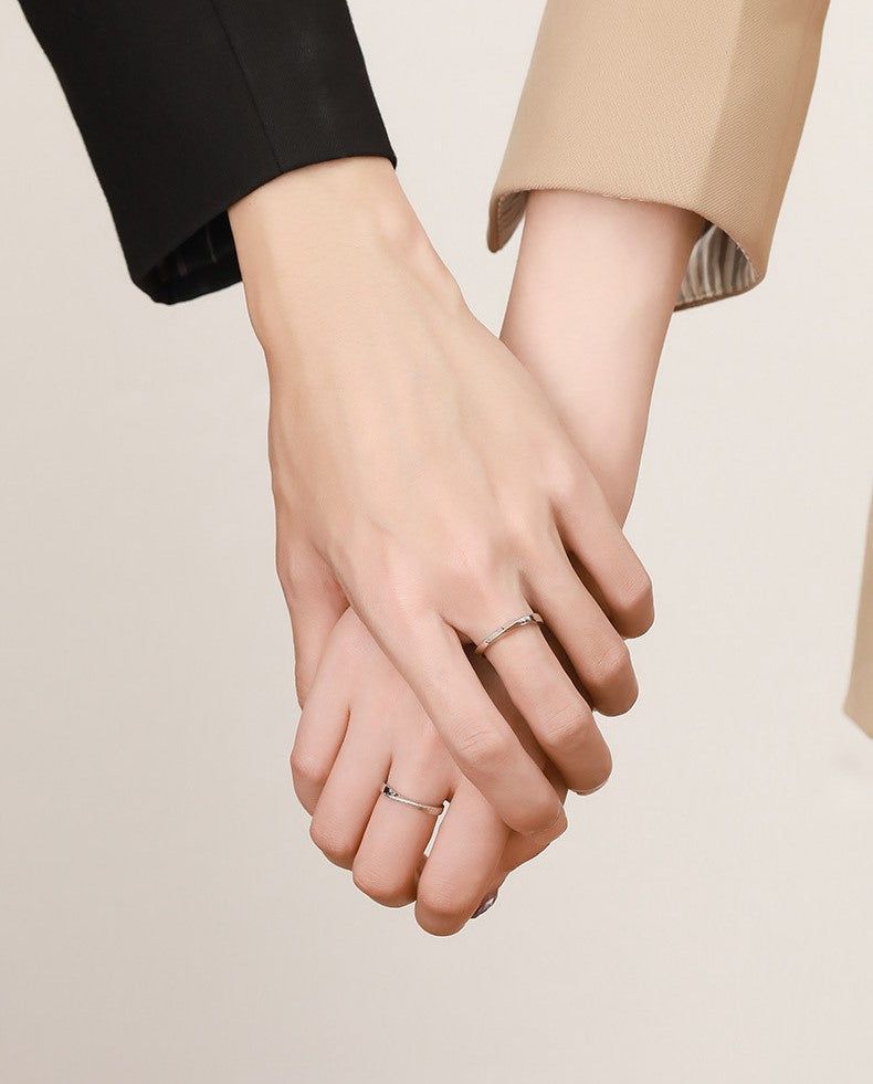 ペアリング メビウスデザイン シンプル S925製【NSPR72】 指輪 Nicoiro Official Store ペアルック.