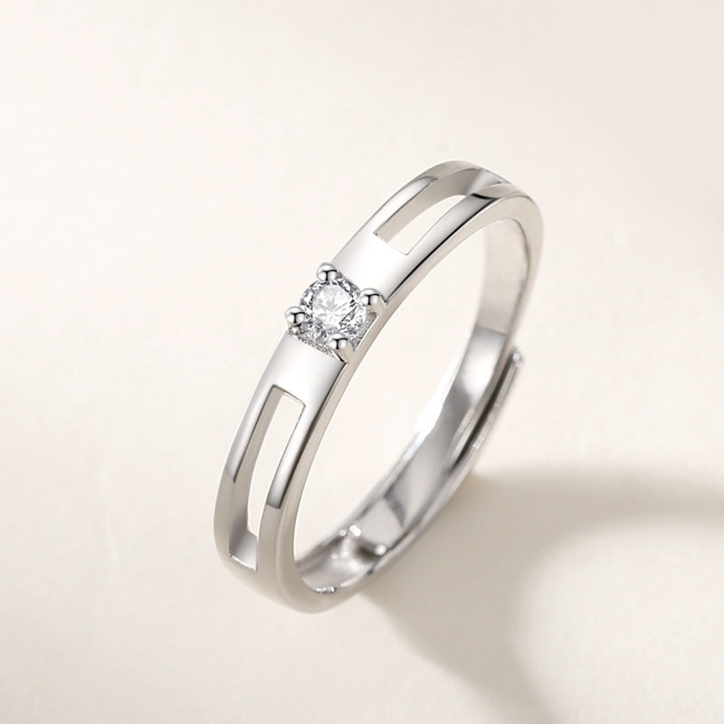 ペアリング ムーンライト 王冠 S925製【NSPR77】 指輪 Nicoiro Official Store ペアルック.