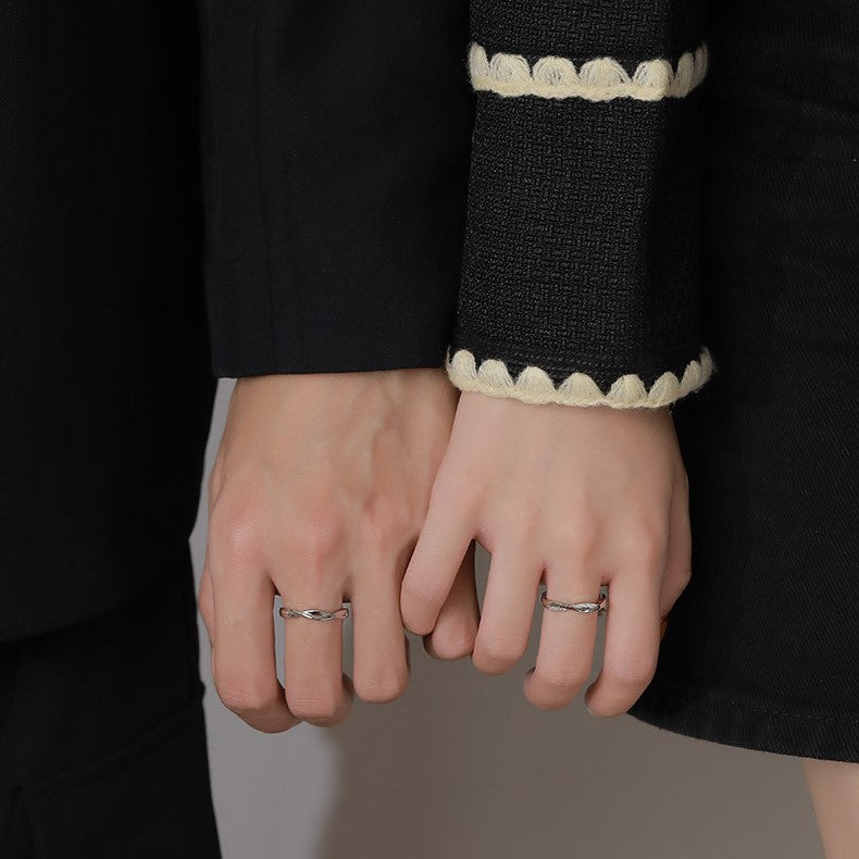 ペアリング 交差 S925製【NSPR61】 指輪 Nicoiro Official Store ペアルック.