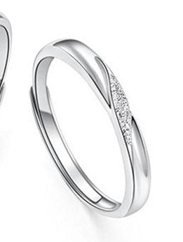 ペアリング メビウスデザイン スターダスト加工 S925製【NSPR71】 指輪 Nicoiro Official Store ペアルック.