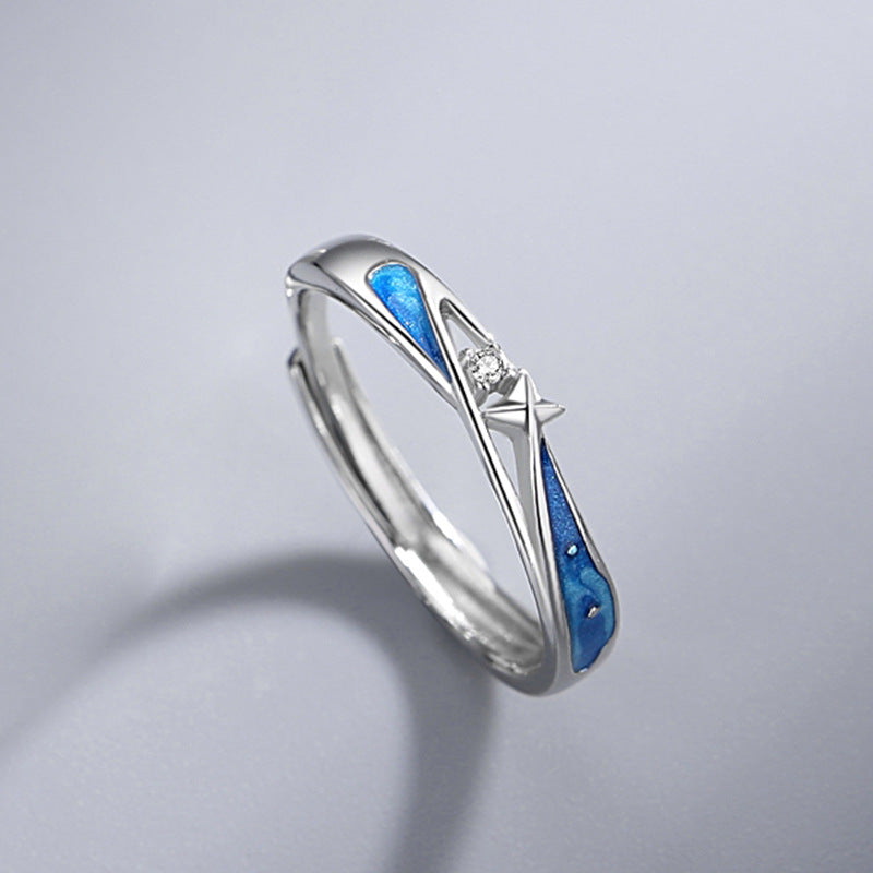 ペアリング 流れ星 S925製【NSPR58】 指輪 Nicoiro Official Store ペアルック.