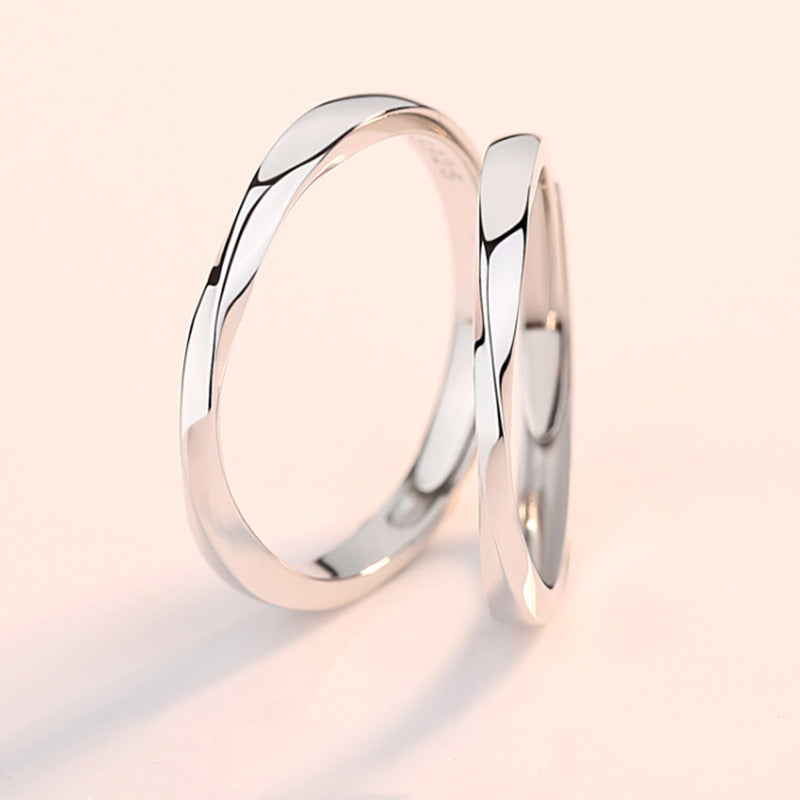 ペアリング シンプル ねじれ S925製【NSPR32】 指輪 Nicoiro Official Store ペアルック.