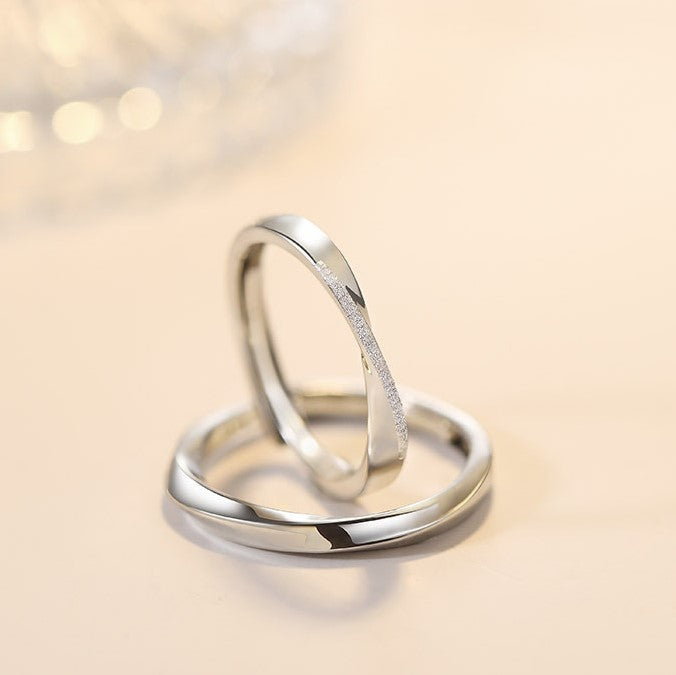 ペアリング メビウスデザイン シンプル S925製【NSPR72】 指輪 Nicoiro Official Store ペアルック.