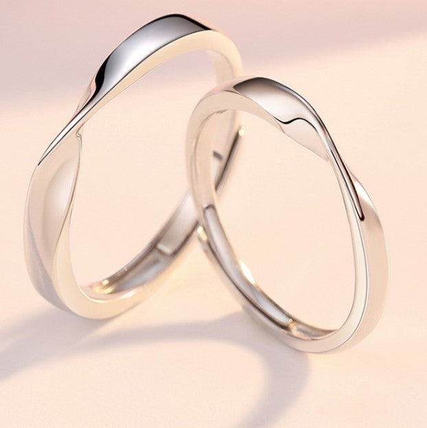 ペアリング ひねり メビウスリング S925製【NSPR74】 指輪 Nicoiro Official Store ペアルック.